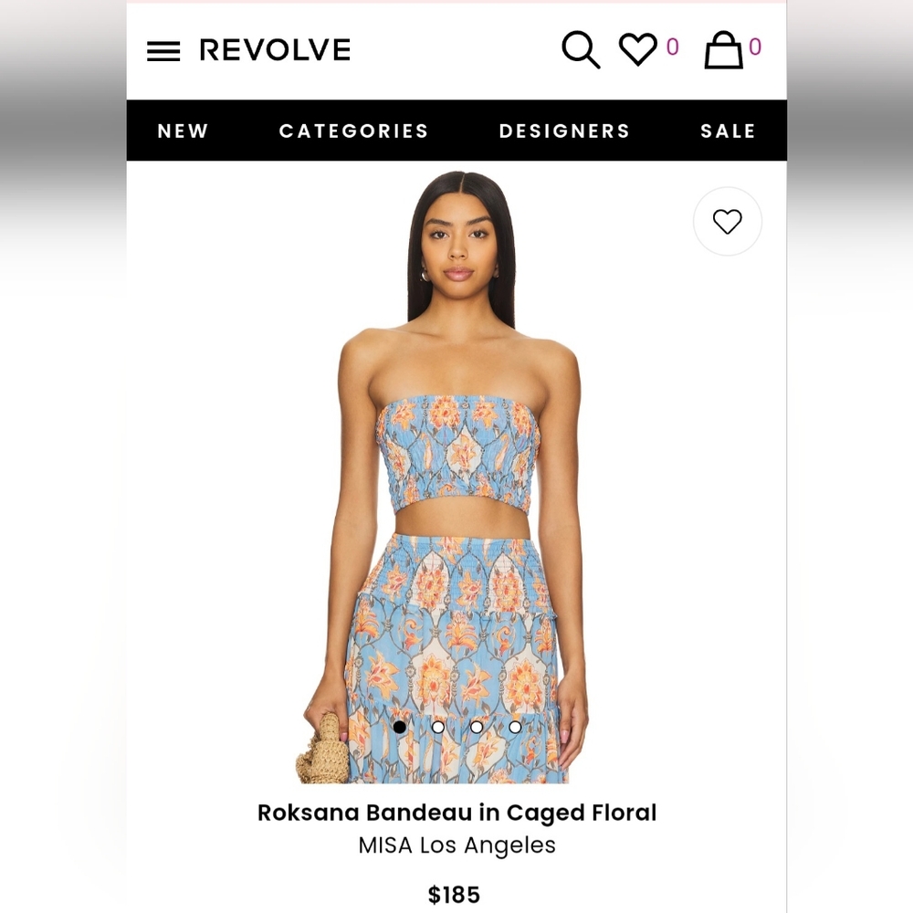 REVOLVE, Roskana Bandeau top & skirt